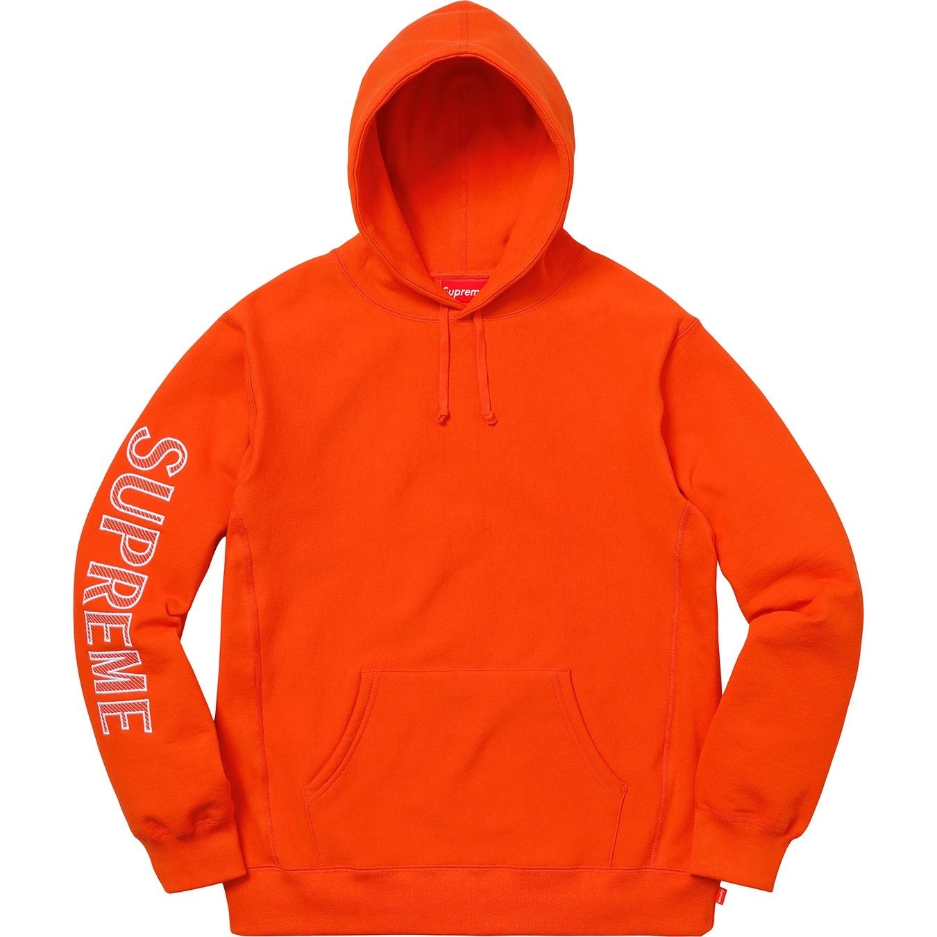 Sleeve Embroidery Hooded Sweatshirt view 8